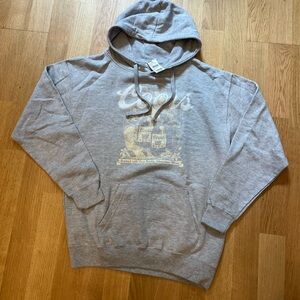Men’s Gray Coors Hoodie with Graphic Print